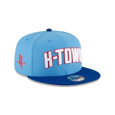 Sapca New Era Houston Rockets NBA City Edition 9FIFTY Snapback - Albastri